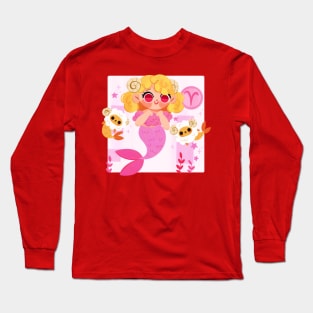 Aries Mermaid Long Sleeve T-Shirt